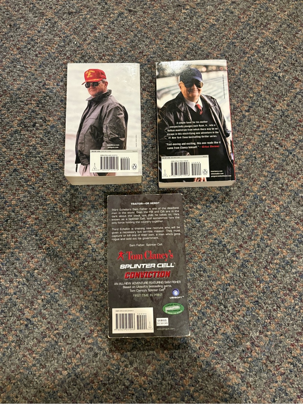 Tom Clancy Paperback Book Set - Picture 2 of 2